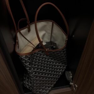Tote bag brown and tan - Image 2