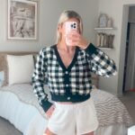 Women’s Green and Black Jumper