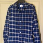 Burberry Men’s Navy and Blue Shirt