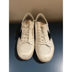 Golden Goose Women's White and Cream Trainers - Image 3