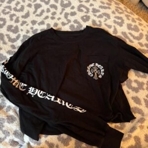 Chrome Hearts Women's Black Crop-top - Image 1