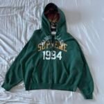 Supreme Men’s Green Hoodie