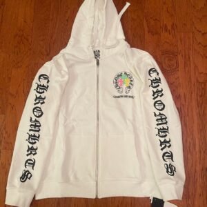 Men's White  Hoodie - Image 1