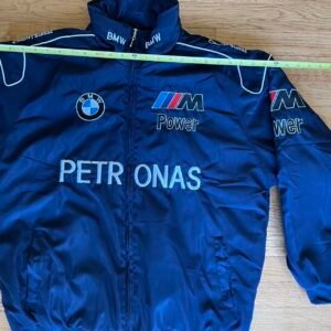 Men's Navy and Blue Jacket - Image 5