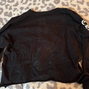Chrome Hearts Women's Black Crop-top - Image 3