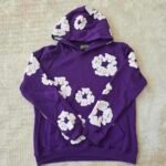 Denim Tears Men’s Purple Hoodie