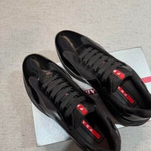 Prada Men's Black Trainers - Image 6