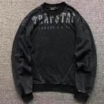 Trapstar Men’s Grey and Black Hoodie