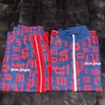 Palm Angels Men’s Blue and Red Jumpsuit