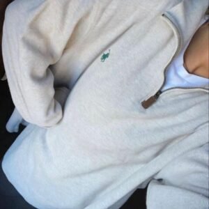 Polo Ralph Lauren Women's Cream and Green Jumper - Image 2