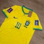 Nike Men’s Yellow and Green Shirt