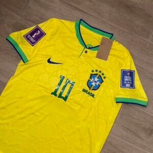 Nike Men's Yellow and Green Shirt - Image 1