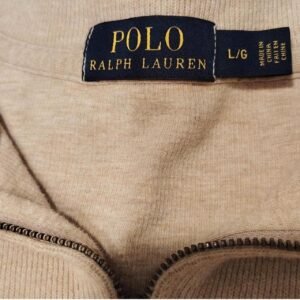 Polo Ralph Lauren Women's Cream and Green Jumper - Image 4