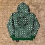 Men’s Green and White Hoodie
