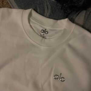 Alo Yoga Men's White Sweatshirt - Image 1
