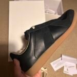 Maison Margiela Men’s Black and Navy Trainers