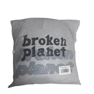 Broken Planet Performance Hoodie Heather Grey - Image 2