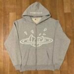 Broken Planet Men’s Grey Hoodie