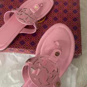 Tory Burch Women's Pink Sandals - Image 2