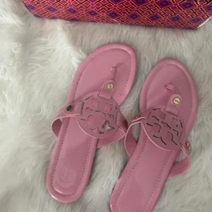 Tory Burch Women's Pink Sandals - Image 3
