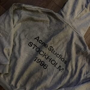 Acne Studios grey hoodie - Image 2