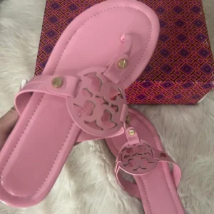 Tory Burch Women's Pink Sandals - Image 1