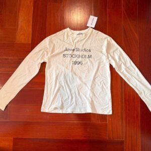 White Acne Studious Long Sleeve - Image 1