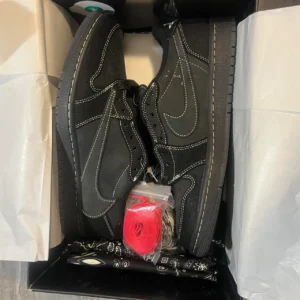 Men's Black and Grey Trainers - Image 1