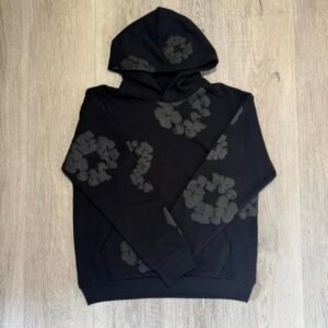 Denim Tears Men's Hoodie and Pants all Black - Image 7