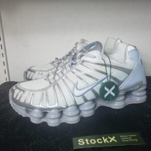 Nike Shox TL white trainers - Image 1
