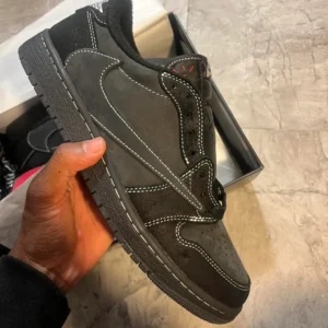Men's Black and Grey Trainers - Image 5