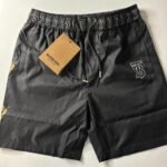 Black Burberry shorts