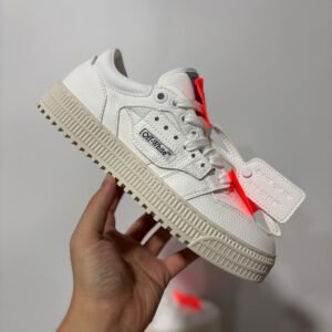 Ow Triple White Off White Off Court Sneakers - Image 6