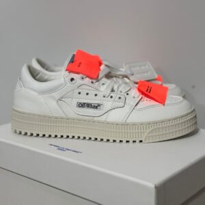 Ow Triple White Off White Off Court Sneakers - Image 10